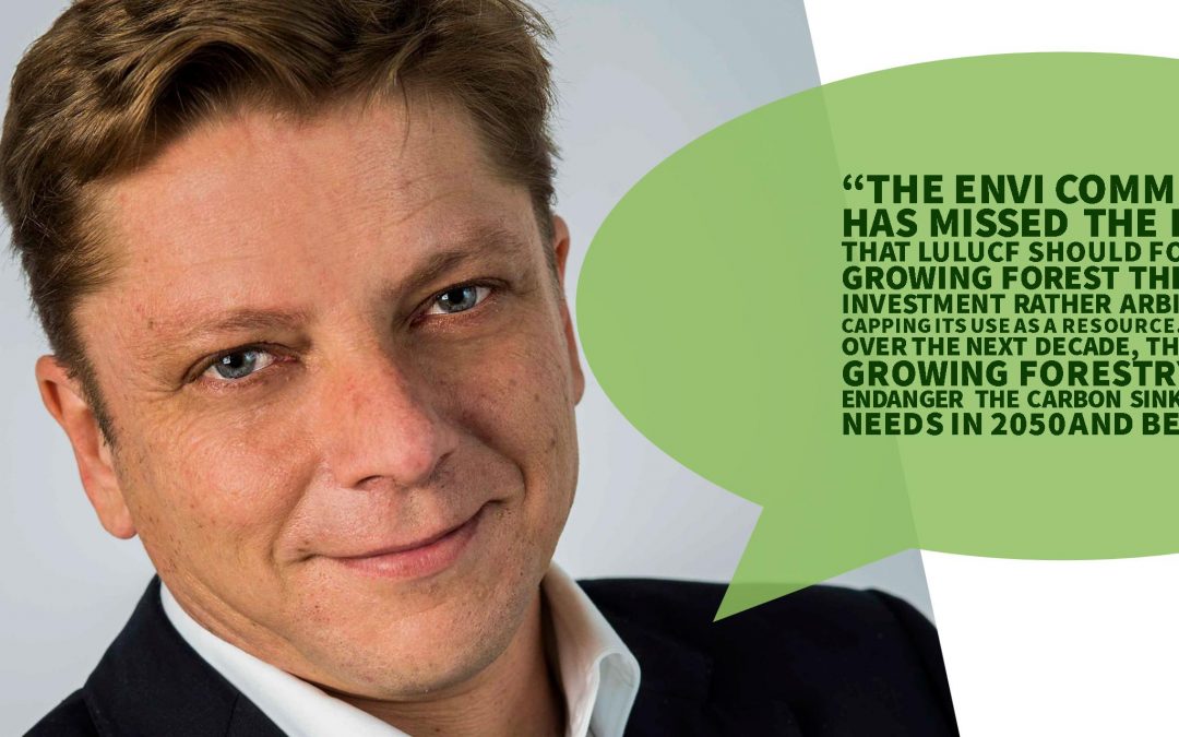 Reaction by Sylvain LhÃ´te, Director General at CEPI to ENVI (Environment) Committee vote on LULUCF