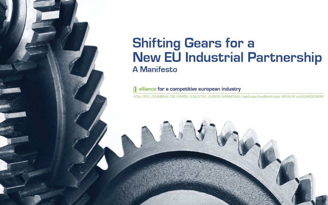 Shifting Gears for a New EU Industrial Partnership – A Manifesto