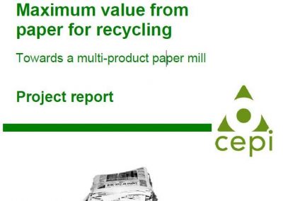 Maximum value from paper for recycling – Towards a multi-product paper mill
