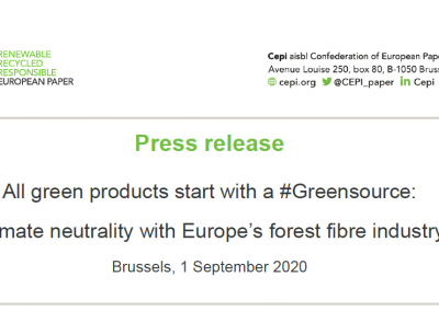Press release: All green products start with a #Greensource