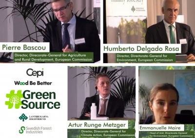 Watch the seminar: EU FOREST-BASED INDUSTRIES FOR A SUSTAINABLE FUTURE