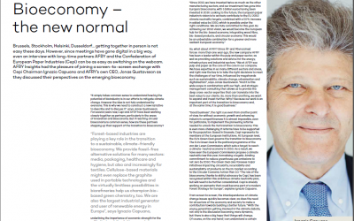 “Bioeconomy – the new normal”: Cepi Chairman Ignazio Capuano for AFRY Magazine