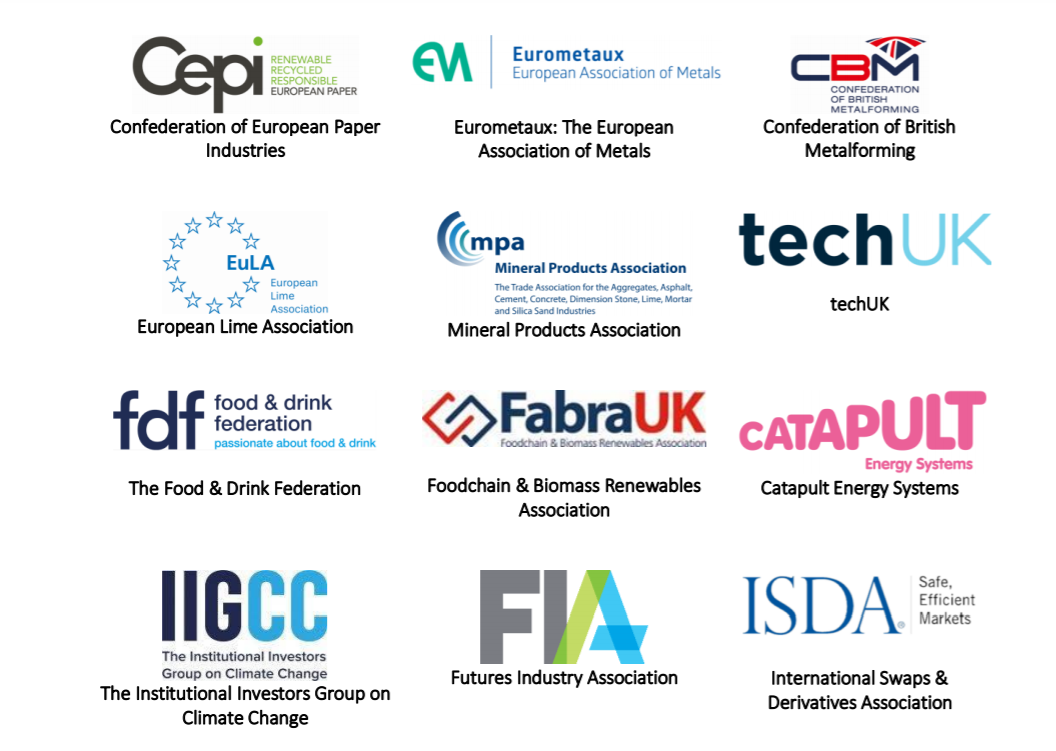 Letter calling for linking the EU Emissions Trading System (EU ETS) with the new UK Emissions Trading System (UK ETS)