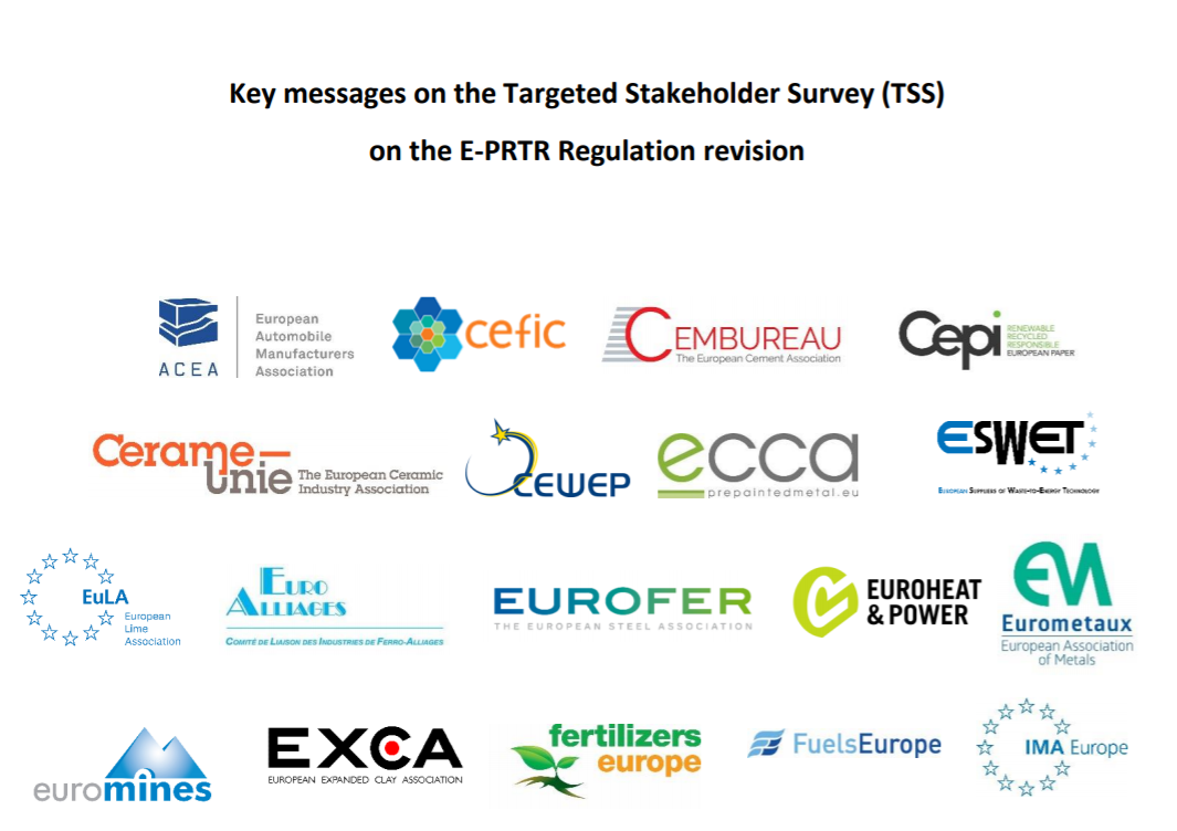 Key messages on the Targeted Stakeholder Survey (TSS) on the E-PRTR Regulation revision