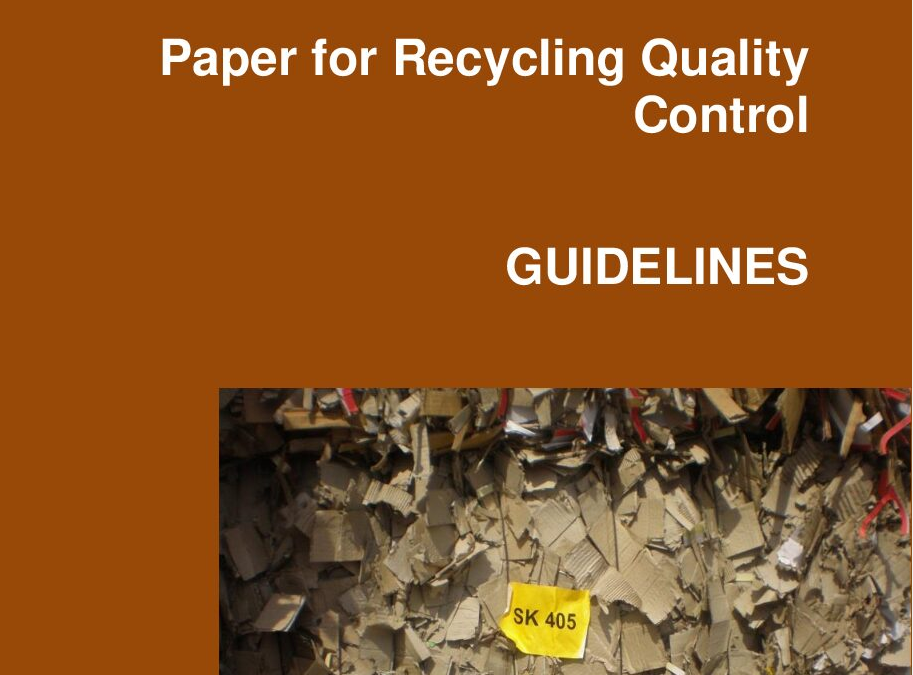 Paper for recycling quality control guidelines 2018