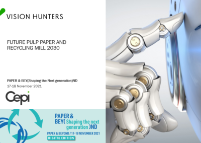 Future pulp, paper and recycling mill 2030