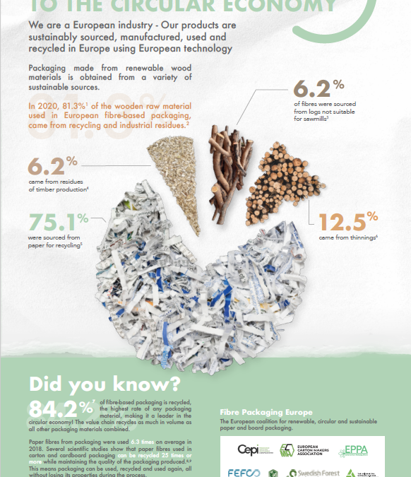Infographic: How fibre-based packaging contributes to the circular economy