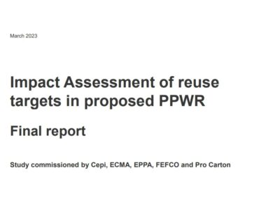 Impact Assessment of reuse targets in the proposed PPWR