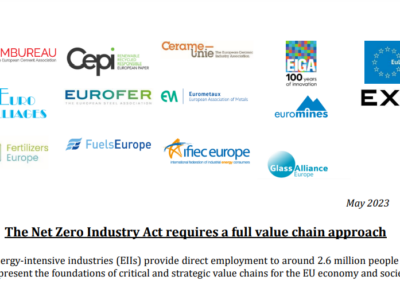 Energy-intensive industries: The Net Zero Industry Act requires a full value chain approach
