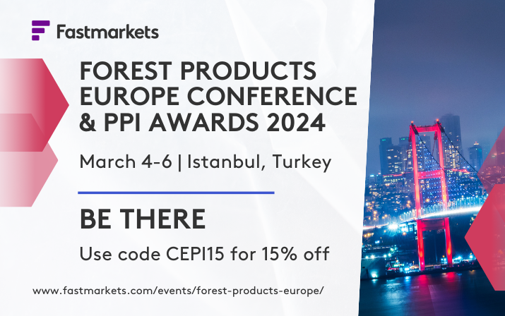 Partner event: Key players in pulp, paper and packaging to meet in Istanbul for Fastmarkets event