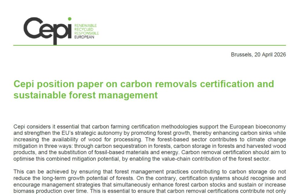 www.cepi.org | CONFEDERATION OF EUROPEAN PAPER INDUSTRIES