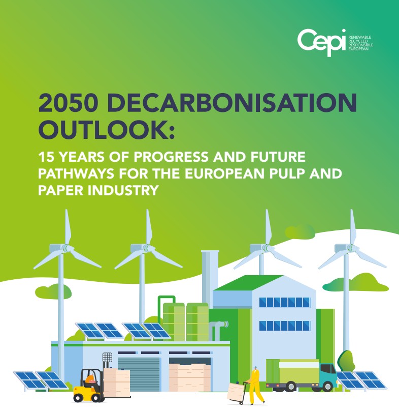 2050 Decarbonisation Outlook: 15 Years of Progress and Future Pathways for the European Pulp and Paper Industry